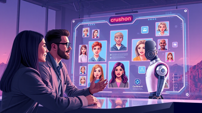 CrushOn and the Rise of Conversational AI Companionship